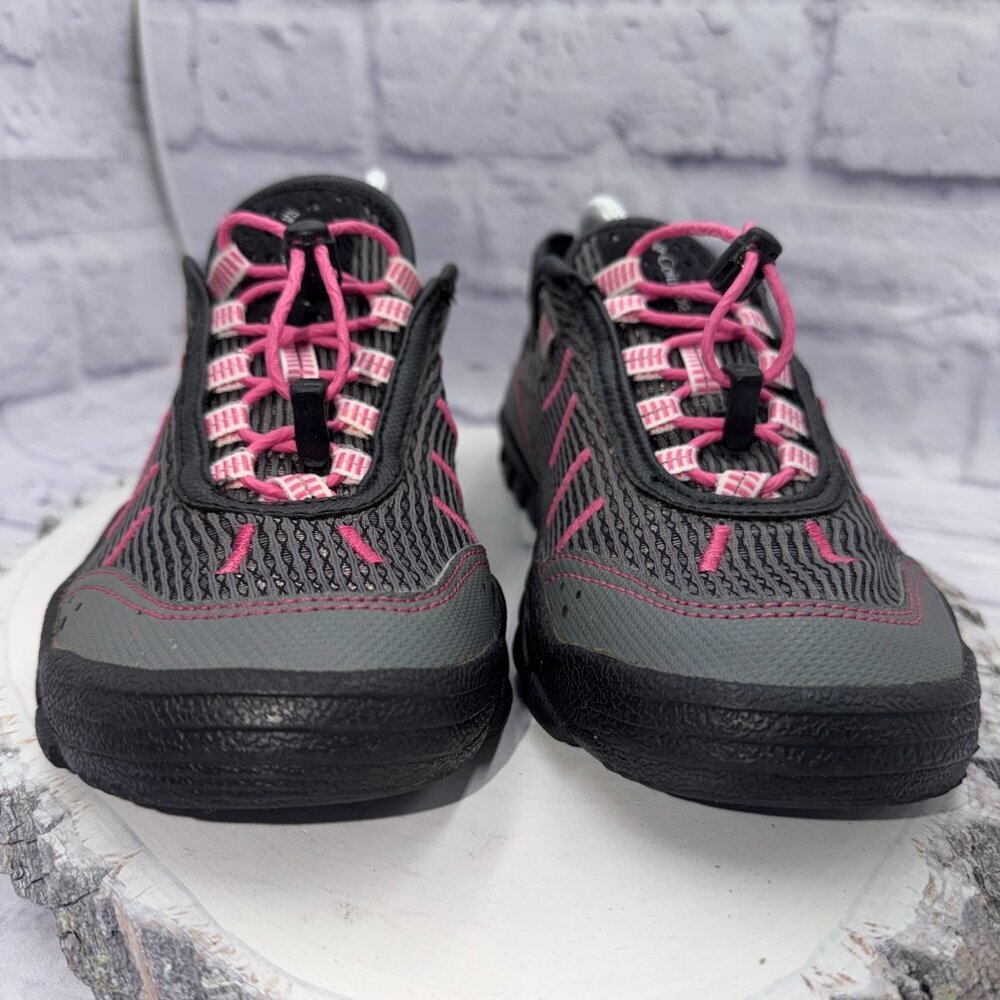 COLUMBIA Cruzado Women's Mesh Water Hiking Shoes Sneakers Size 7 Gray Pink - Picture 3 of 13